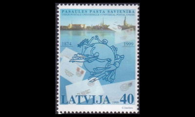 Latvia 513 ** UPU 125v (1999)