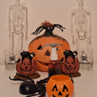 Koristeita Halloween kurpitsa myrkkylasit tekoverta - pikkukuva 1
