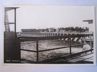 VANHA Postikortti Oulu 1950-l