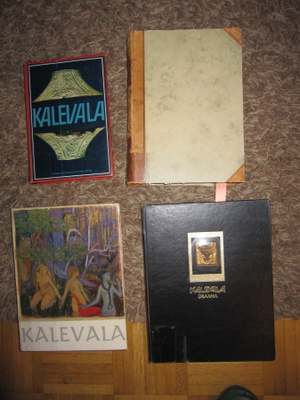 KALEVALA, KALEVALA DRAAMA,KUVA KALEVALA. 4 kirjaa