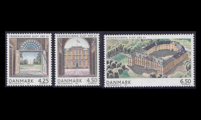 Tanska 1371-3 ** Frederiksbergin linna 300v (2004)
