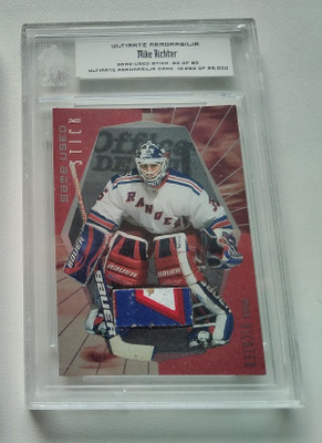 2000 In The Game Mike Richter Game Used Stick 90 of 90 GS-33
