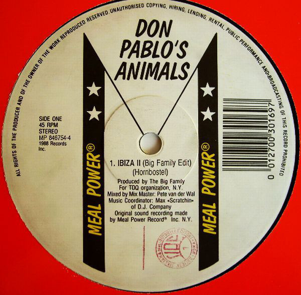 DON PABLO'S ANIMALS  ::  IBIZA II :: VINYYLI  MAXI 12"  1988