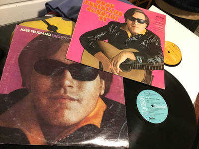 Jose Feliciano 2 lptä 70-luku alku