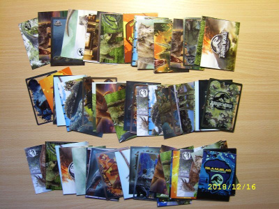 Jurassic world dinosaur tracker kortit