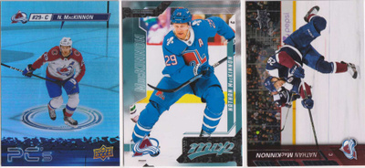 3 x Nathan MacKinnon Colorado Avalanche