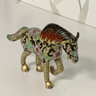 Antiikki kiinalainen Cloisonné hevonen - pikkukuva 3