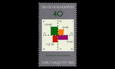 Saksa 928 ** Carl Friedrich Gauss, matemaatikko (1977)