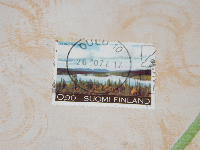 Eurooppa merkki 1977 Lape 807 lähes loisto