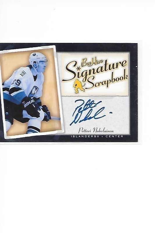 2005-06 BeeHive Signature Scrapbook # Petteri Nokelainen