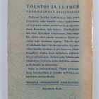 Kaarle Sanfrid Laurila : Tolstoi ja Luther vuorisaarnan s... - pikkukuva 2