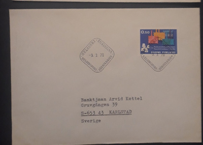 1970  Tekstiiliteollisuus FDC