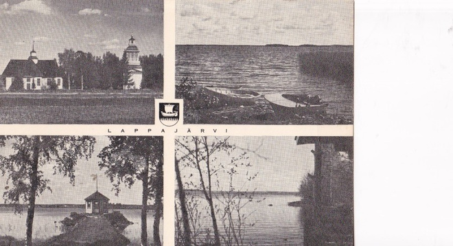 Lappajärvi, vaakuna . sommitelmakortti  b646