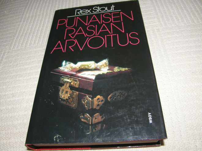 Rex Stout Punaisen rasian arvoitus  -sid