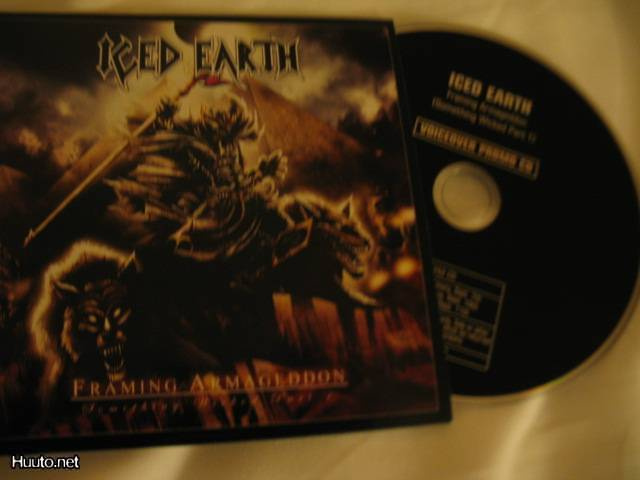 Iced Earth Framing armageddon voiceover promo cd