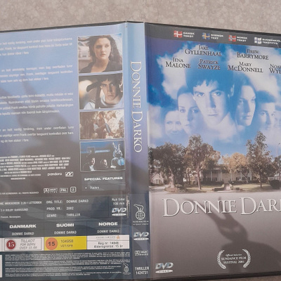 Donnie darko dvd,patrick swayze