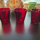 Iittala Kaj Frank Kartio punainen lasi x 3 - pikkukuva 3