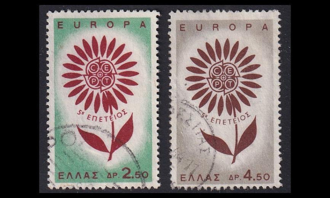 Kreikka 858-9 o Europa (1964)