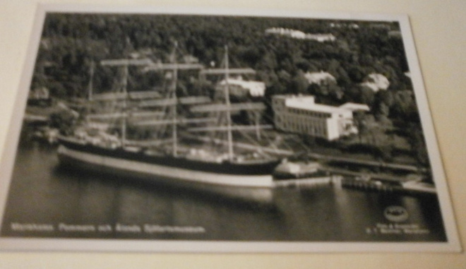 Mariehamn, Pommern ja Merenkulkumuseo, valokuvapk, p. 1958