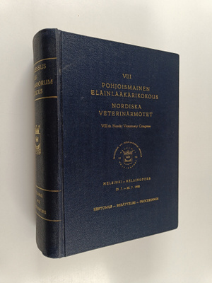 VIII pohjoismainen eläinlääkärikokous : Helsinki 23.-26.7...