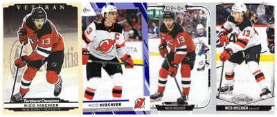 4 x NICO HIRCHIER New Jersey Devils