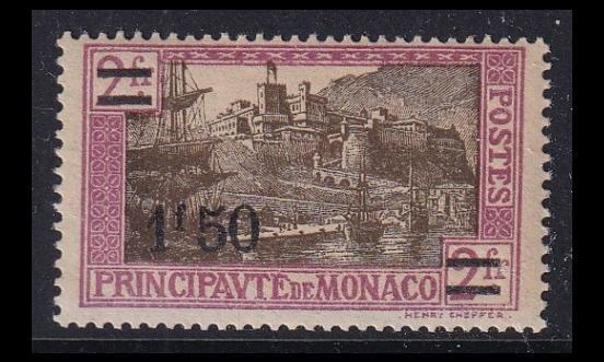 Monaco 114 ** Käyttösarja rakennuksia 1.50/2 Fr (1927)