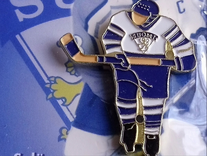 Teemu Selänne Pinssi- avaamattomassa paketissä.