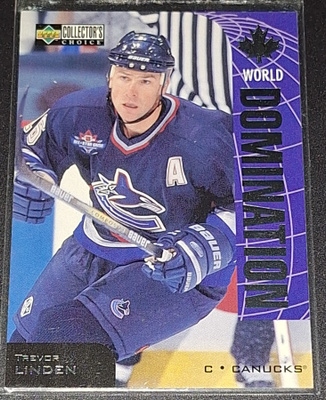1997-98 UD Collector's Choice World Domination Trevor Linden