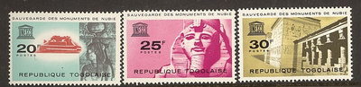 Togo Mi 419-21 ++ (UNESCO)