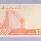 Venezuela 50000 Bolivares v.2019 UNC P-111 - pikkukuva 2