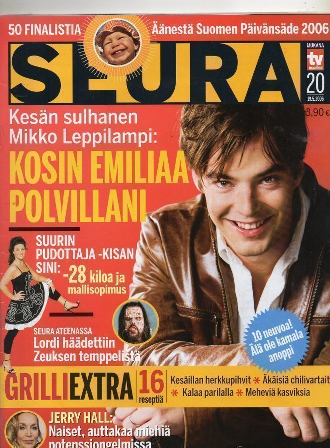Seura n:o 20 2006 Mikko Leppilampi. Lordi. Sini. Jerry.