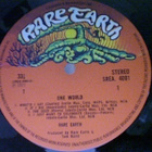 RARE EARTH  ::  ONE WORLD   ::   VINYYLI  LP       1971  !!! - pikkukuva 4