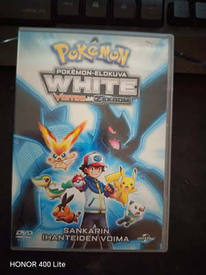 Pokémon white Victini ja Zekrom elokuva DVD