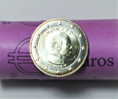 2012 MONACO 2 euro suoraan rullasta