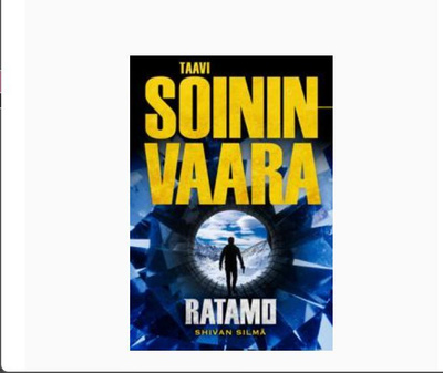 UUTUUS KIRJA! Soininvaara: RATAMO SHIVAN SILMÄ