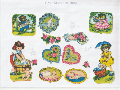 ~ EO 8012, lapset ja eläimet-arkki IRTO-kuvina, alaosa ~