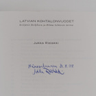 Jukka Rislakki : Latvian kohtalonvuodet : Krisjanis Berki... - pikkukuva 3