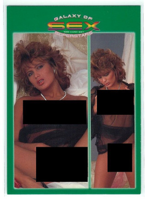 1997 Hot Shots Galaxy of Sex Superstars #55 J Littledove