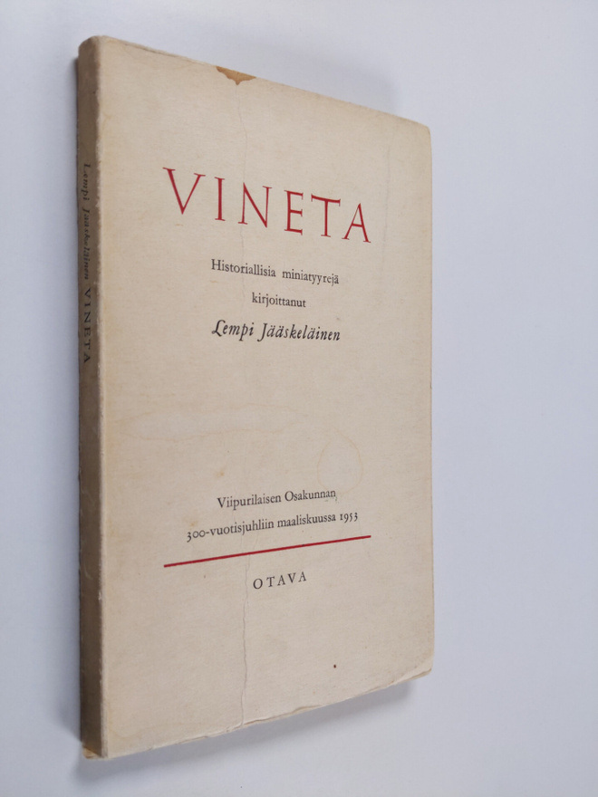 Lempi Jääskeläinen : Vineta : historiallisia miniatyyrejä...