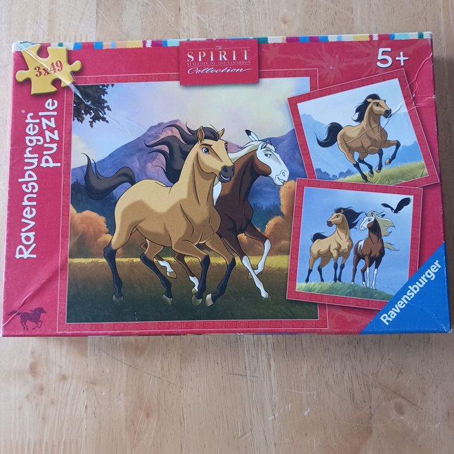 Ravensburger palapeli Hevoset x 3