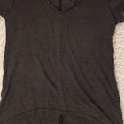 Harmaa naisten t-paita koko XS H&M pyöristetty helma - pikkukuva 2