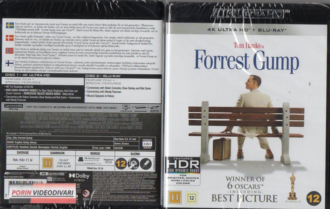 Forrest Gump	(62 441)	UUSI	-FI-	4K HD+BLUR	nordic,	(2)	tom h