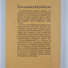 Y. J. Hakulinen : Tavaramerkkioikeus - pikkukuva 2