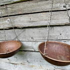 Vanha rustiikkinen tasapainovaaka, n. 1900–1940 - pikkukuva 5