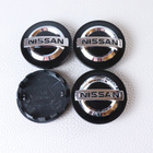 Nissan vannekeskiöt – Kromi-Musta – 54mm (4kpl s - pikkukuva 1