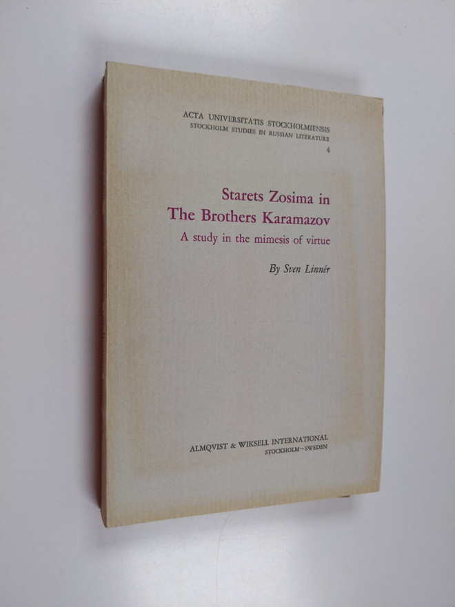 Sven Linner : Starets Zosima in The Brothers Karamazov : ...