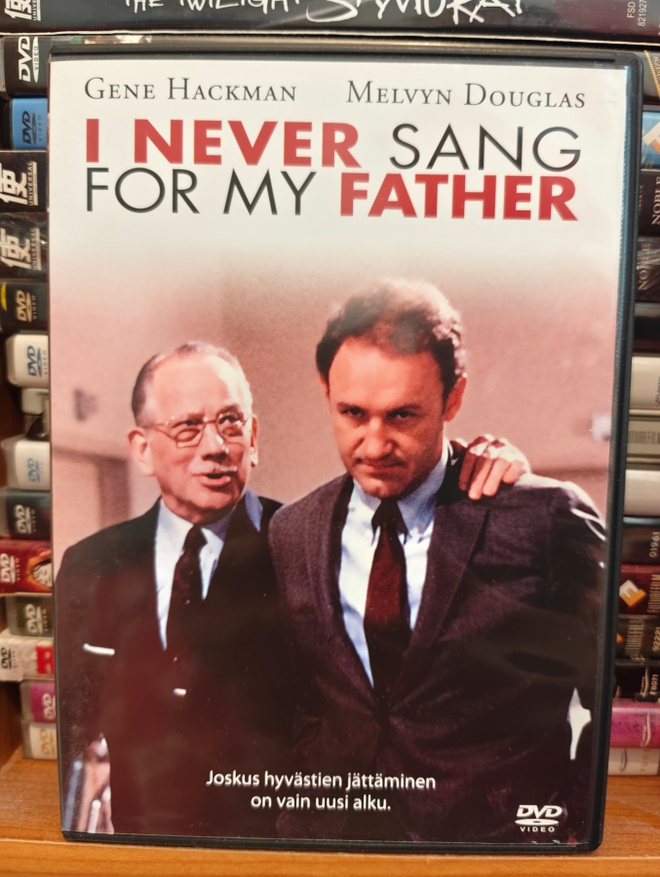 I Never Sang for My Father DVD Suomijulkaisu
