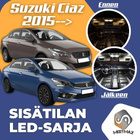 Suzuki Ciaz Sisätilan LED-sarja 6-osainen - pikkukuva 1