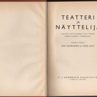 Salmelainen & Lahti: Teatteri ja näyttelijä,GUM 1937,sid,K3+ - pikkukuva 2