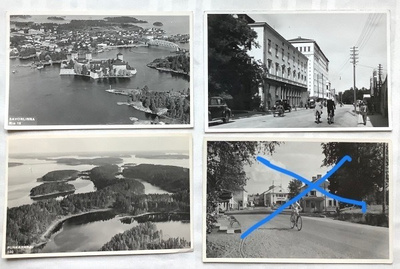 Savonlinna 1941, Punkaharju 1949, Kokkola 1960